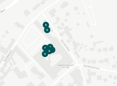 Cartographie - Site de Beaumont - Hôpital NOVO